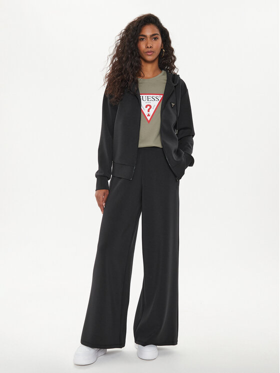 Guess Guess Bluza V4YQ06 KCAY2 Czarny Regular Fit