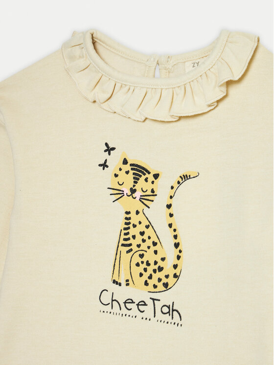 Zippy Zippy Komplet bluza in legice ZBGAP0601 23009 Bež Regular Fit
