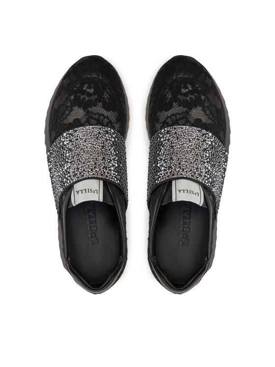 Le Silla Le Silla Sneakersy Reiko 6846N040ZGPPLAC001 Černá