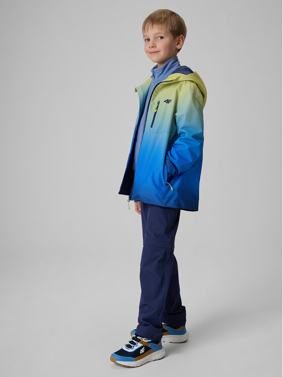 4F 4F Spodnie outdoor OUTERWEAR Granatowy Regular Fit
