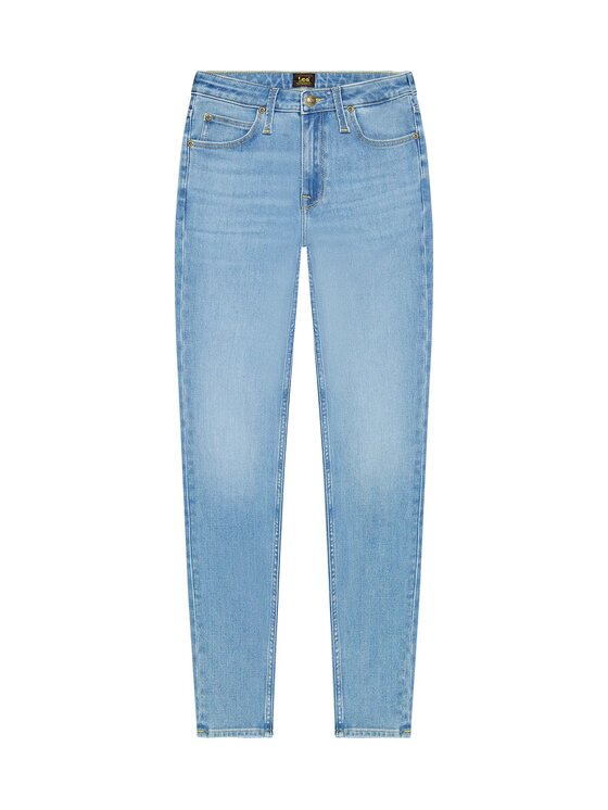 Lee Lee Jeansy SCARLETT HIGH Niebieski Skinny Fit