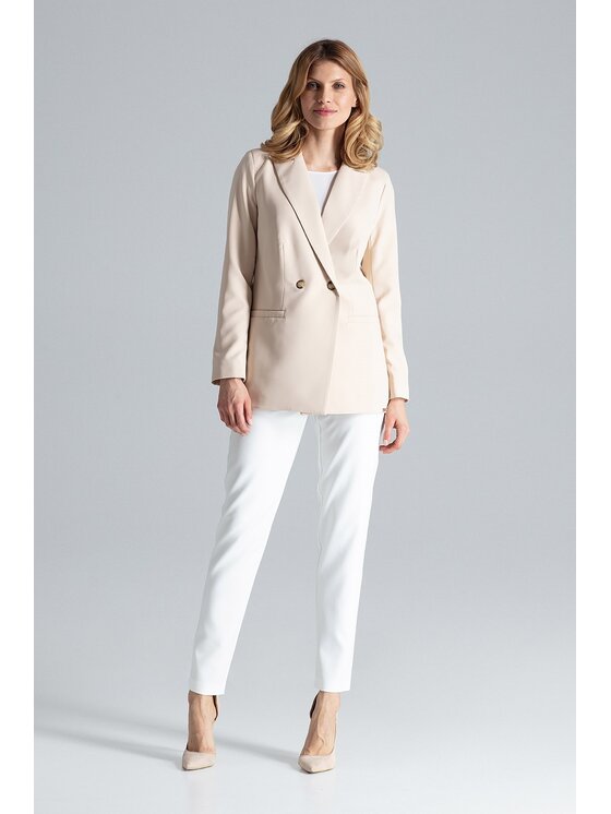 FIGL FIGLFIGL Giacca da abito M642 Beige Regular Fit