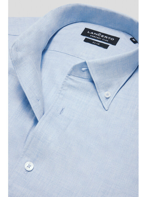 Lancerto Lancerto Koszula Tone KO073224000010 Niebieski Slim Fit