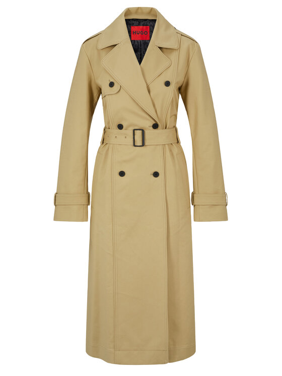 HUGO Hugo Trench Mesendi-2 50484472 Beige Regular Fit