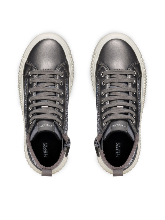 Geox Geox Sneakers J Laquinny Girl J46M3D 0EWNF C1009 M Argento