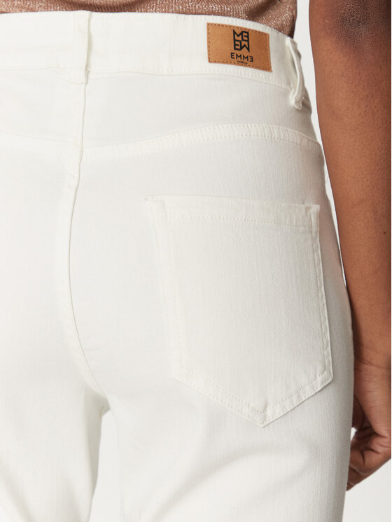 Marella Marella Τζιν Mode 2515131141 Εκρού Flare Fit
