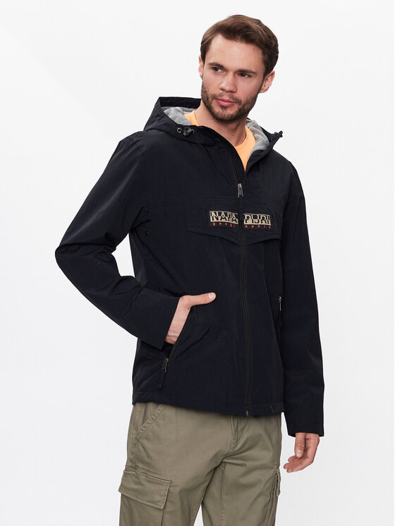 Napapijri Napapijri Übergangsjacke Rainforest Open NP0A4H2O Schwarz Regular Fit