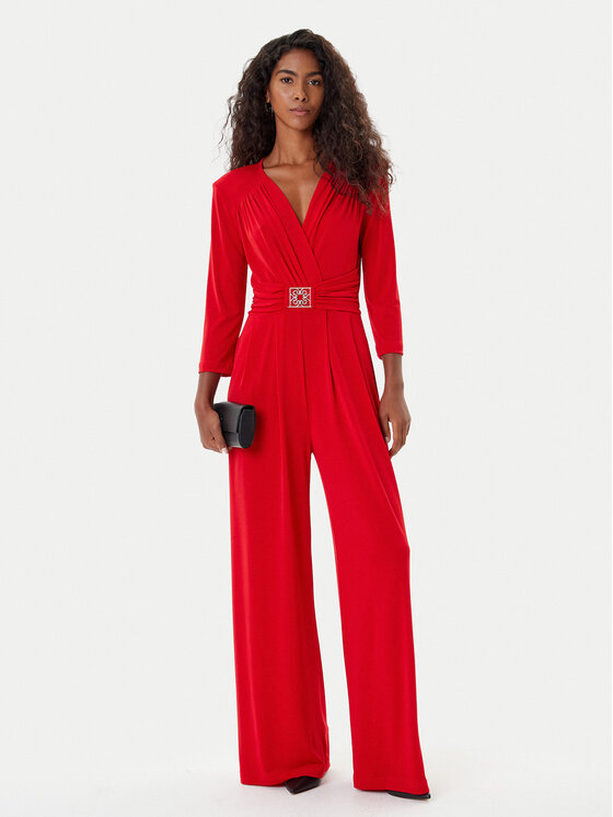 Rinascimento Rinascimento Jumpsuit CFC0126185003 Rosso Regular Fit