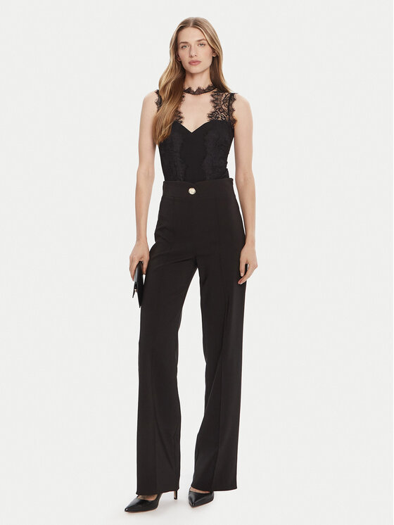 Rinascimento Rinascimento κορμάκι CFC0125003003 Μαύρο Slim Fit
