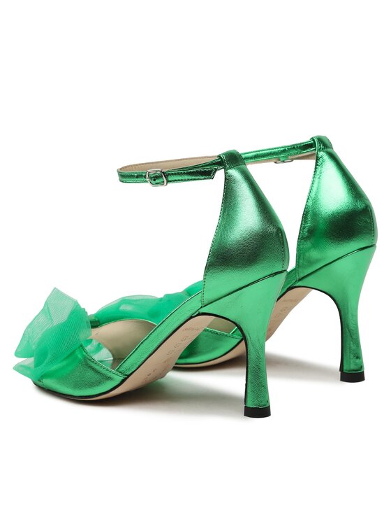 Custommade Custommade Sandali Ashley Metallic Bow 999624046 Verde