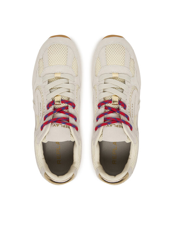 REPLAY REPLAY Sneakersy GWSM9 .000.C0002L Beżowy