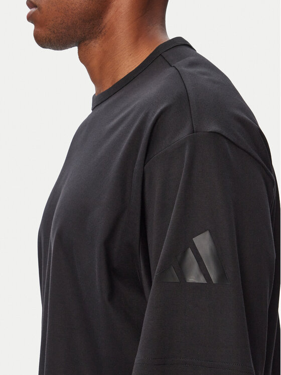 adidas adidas Тишърт Soft Lux KB8092 Черен Regular Fit
