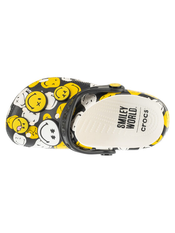 Crocs Crocs Ciabatte Classic Smiley Clog K Nero