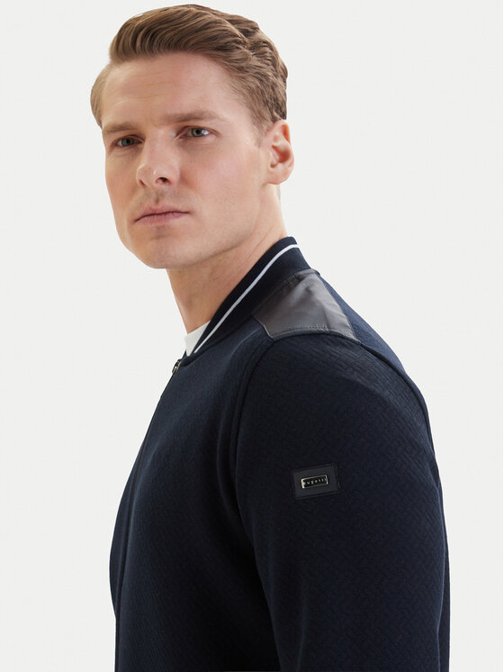 Bugatti Bugatti Sweatshirt 8750-15174E Dunkelblau Regular Fit