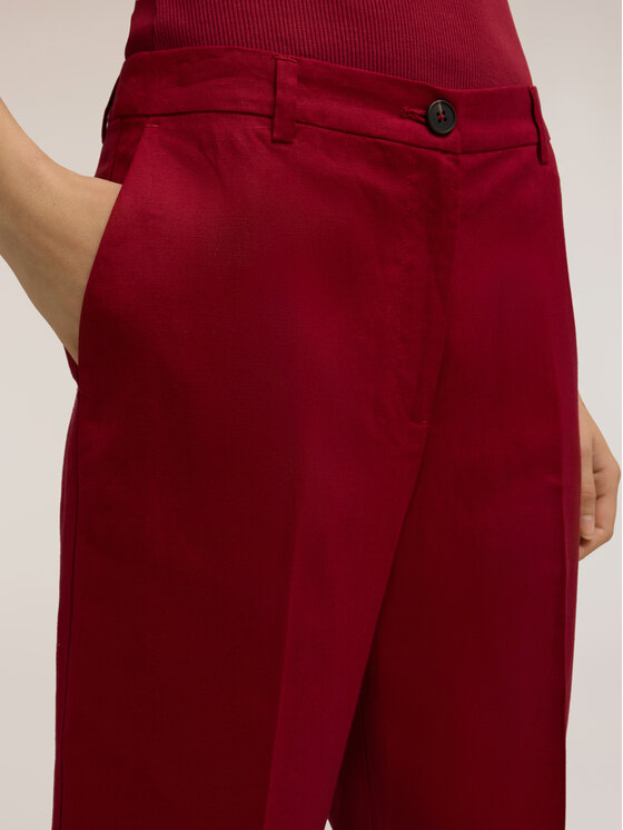 Motivi Motivi Pantaloni di tessuto P096Q004556N0Z6 Rosso Regular Fit
