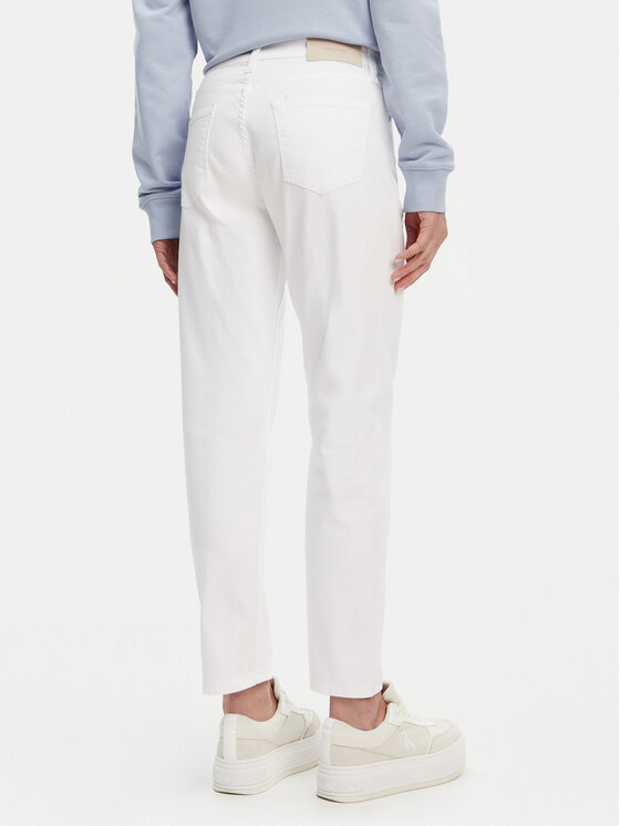 Calvin Klein Calvin Klein Džínsy K20K208261 Biela Slim Fit