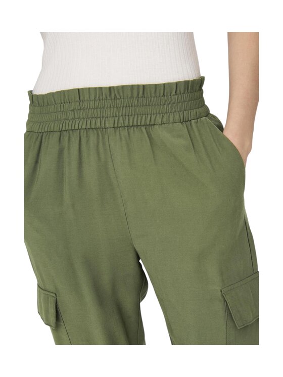 ONLY ONLY Spodnie cargo 15245364-verde Zielony Regular Fit
