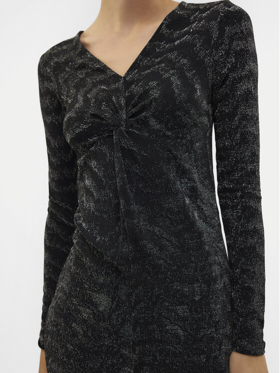 Vero Moda Vero Moda Kokteilinė suknelė Lucy 10316745 Juoda Slim Fit