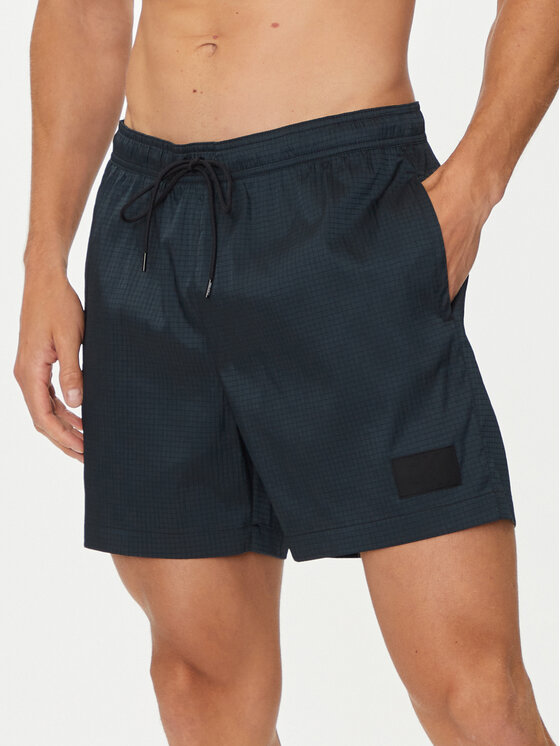 Calvin Klein Swimwear Calvin Klein Swimwear Σορτς κολύμβησης KM0KM01023 Μαύρο Regular Fit