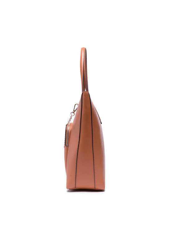 Borsetta Shopper Lg Saffiano K60K608554 Marrone