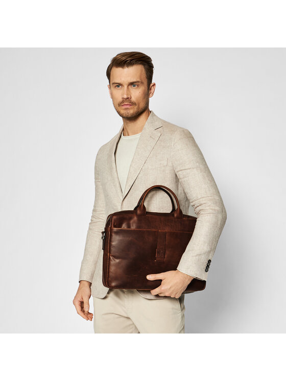 JOOP! JOOP! Torba za prenosnik Loreto 4140004851 Rjava