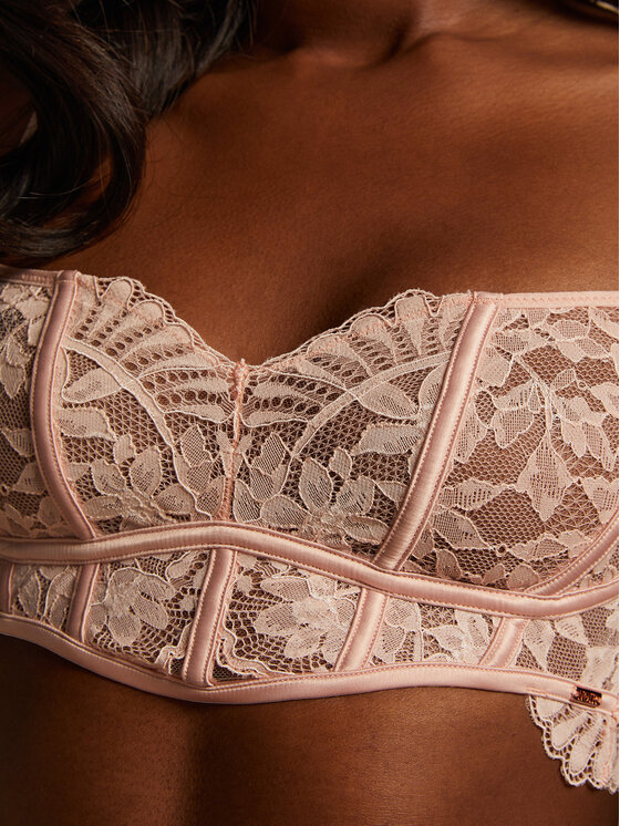 Hunkemöller Hunkemöller Reggiseno Bralette Kea 204783 Rosa