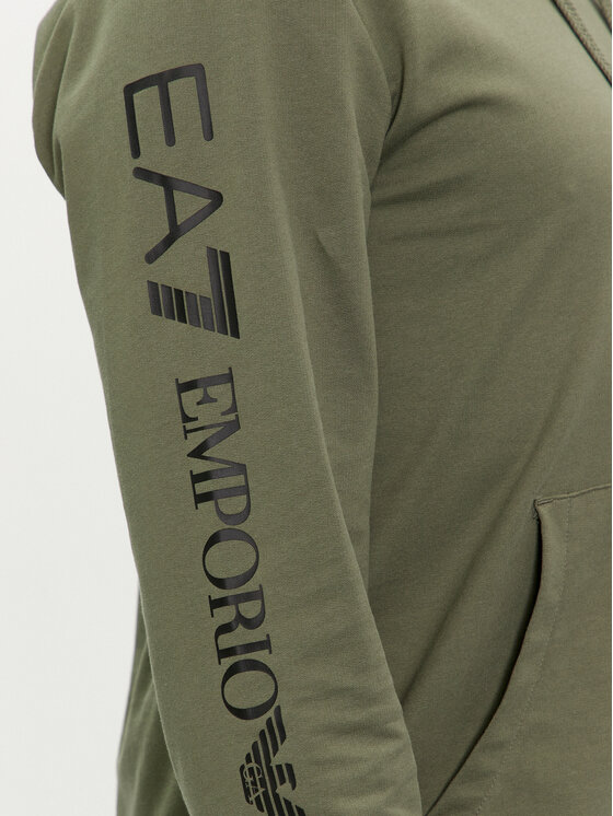 EA7 Emporio Armani EA7 Emporio Armani Bluza 8NPM18 PJ05Z 1846 Zielony Regular Fit