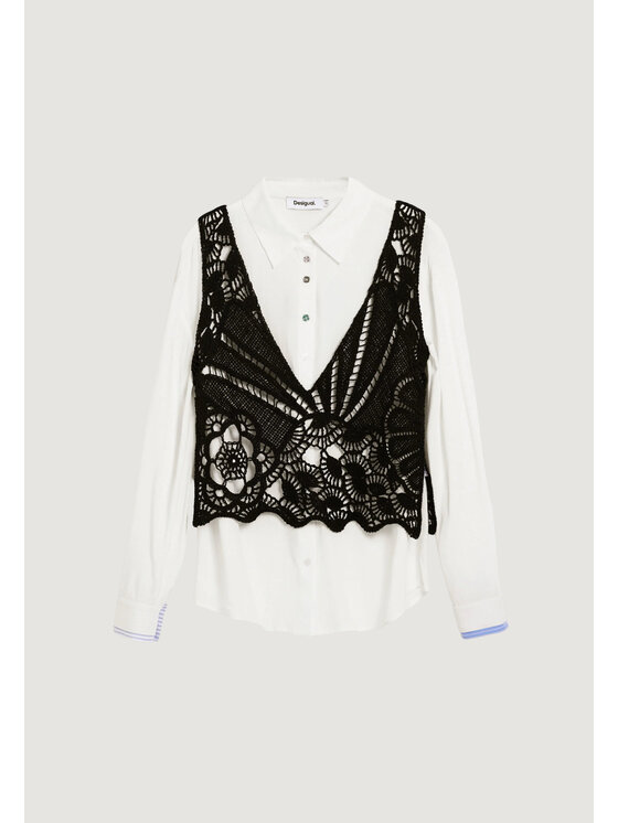 Desigual Desigual Camicia CAM_LIRIO Bianco Casual Fit