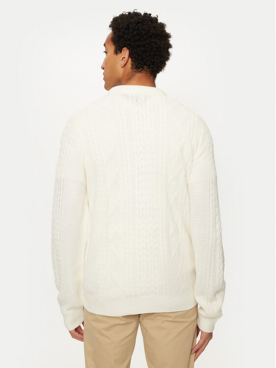 U.S. Polo Assn. U.S. Polo Assn. Sweter MUP2808 Écru Regular Fit