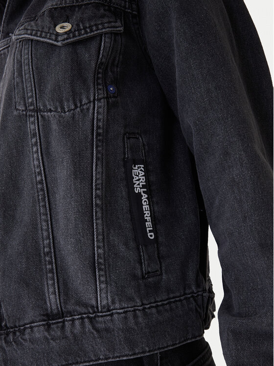 Karl Lagerfeld Jeans Karl Lagerfeld Jeans Jeansjacke A3W14063 Grau Regular Fit