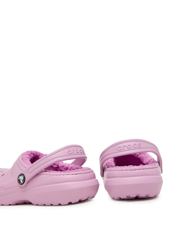 Crocs Crocs Šľapky Classic Lined Clog 207010 Ružová