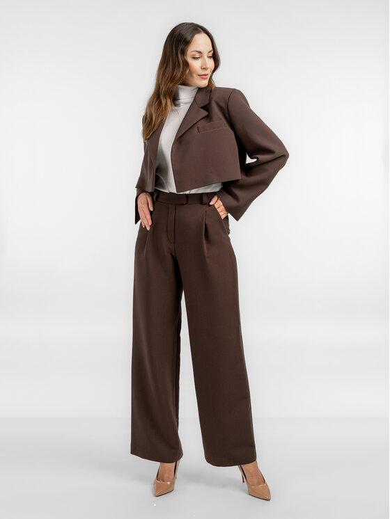 Salme Salme Garnitur Emily Brązowy Regular Fit