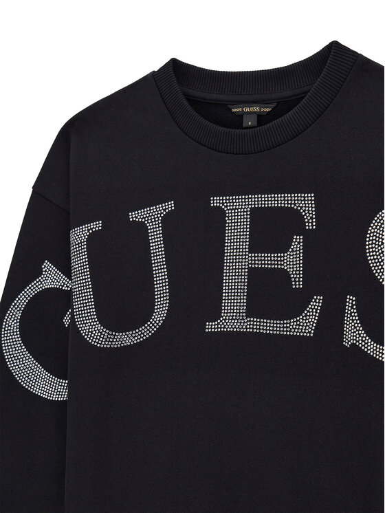 Guess Guess Bluza J5YQ09 KAV34 Czarny Regular Fit