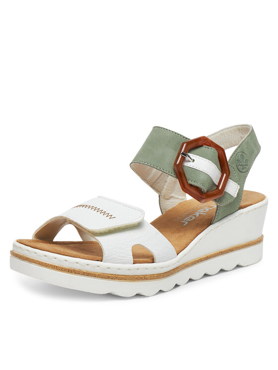 Rieker Rieker Sandalen 67476-81 Weiß