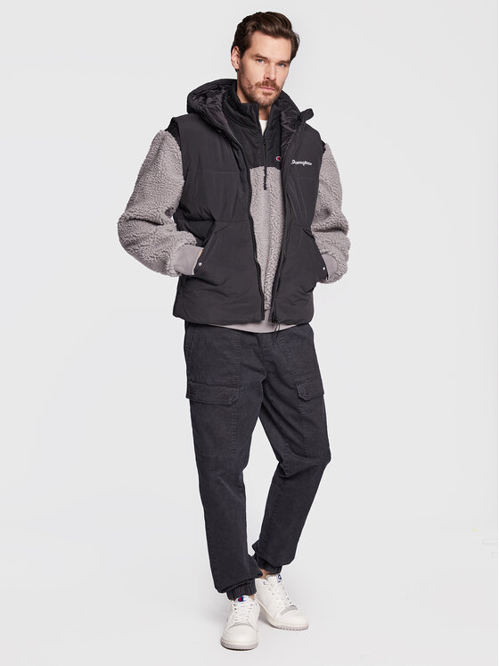 Gilet Script Logo 218084 Nero Regular Fit