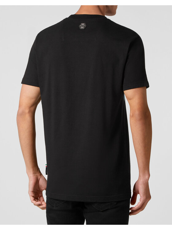 PHILIPP PLEIN PHILIPP PLEIN T-Shirt 1345 Czarny Regular Fit