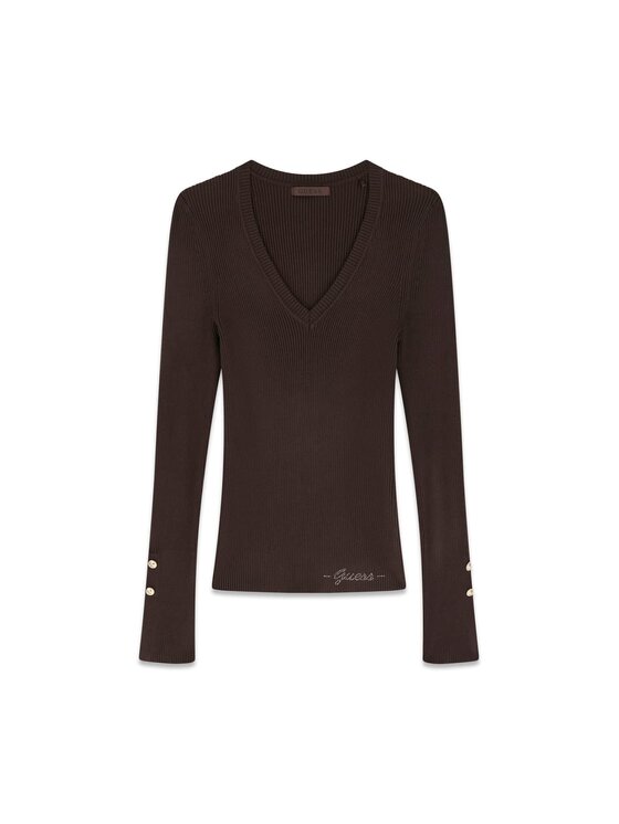Guess Guess Sweter 183995 Brązowy