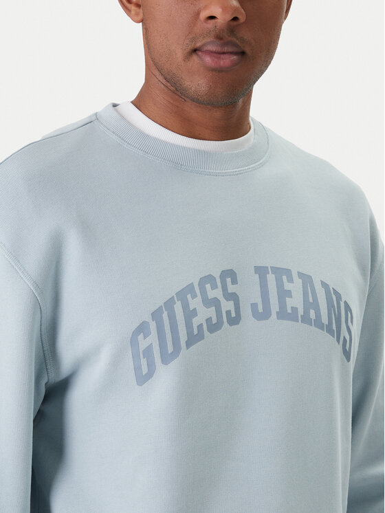 Guess Jeans Guess Jeans Mikina M6GQA6 KCPR1 Modrá Regular Fit
