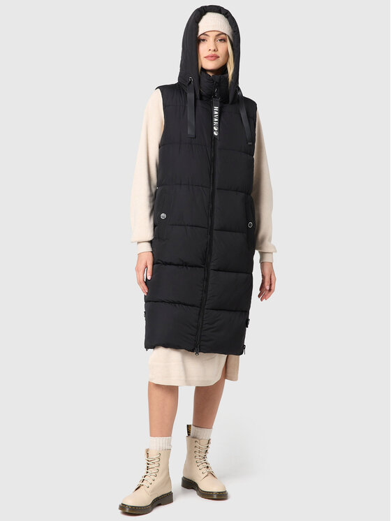 Navahoo Navahoo Kurtka zimowa Schnuffelchen Czarny Regular Fit