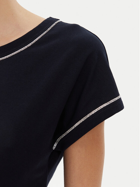 Luisa Spagnoli Luisa Spagnoli T-Shirt Brescello 542123 Μαύρο Regular Fit
