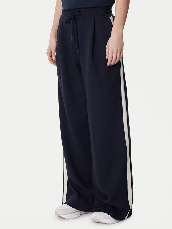 Weekend Max Mara Weekend Max Mara Sportinės kelnės Perdoni 2615781051 Tamsiai mėlyna Wide Leg