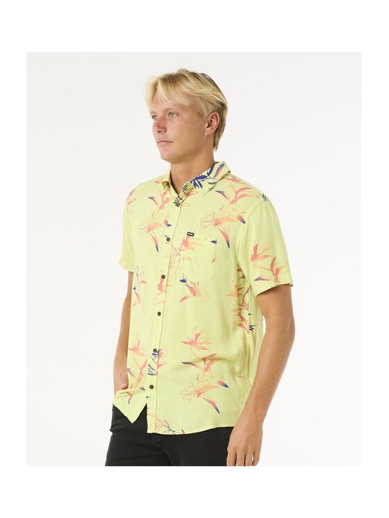 Rip Curl Rip Curl Koszula Fun Times S/S Shirt Żółty Standard Fit