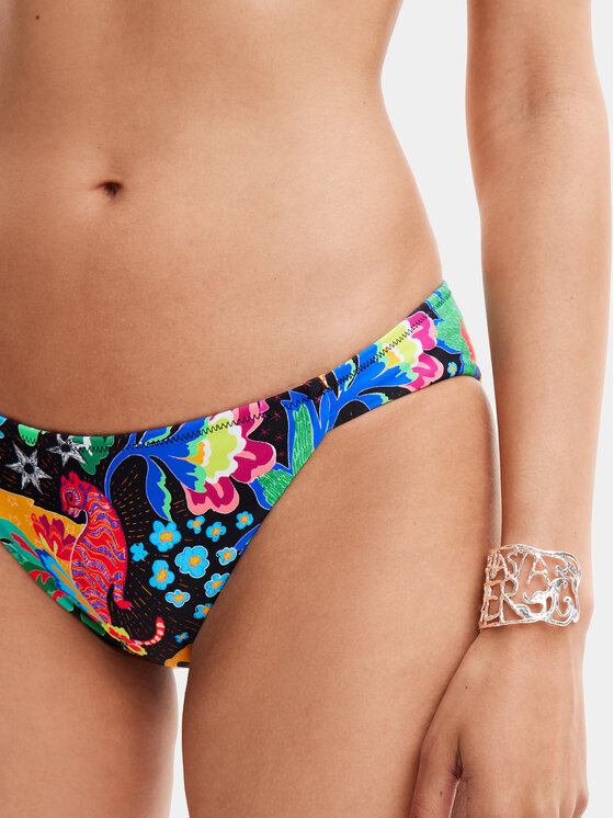 Desigual Desigual Bikini partea de jos Jungle 24SWMK11 Colorat