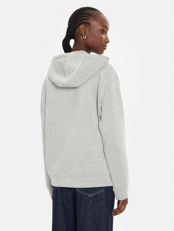 PINKO Pinko Pulóver Gesso Zippato 104122 A2A5 Szürke Regular Fit