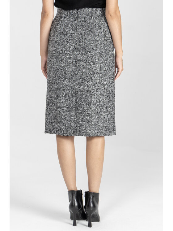 Deni Cler Milano Deni Cler Milano Spódnica ołówkowa W-DC-7051-E5-C6-96-1 Czarny Regular Fit