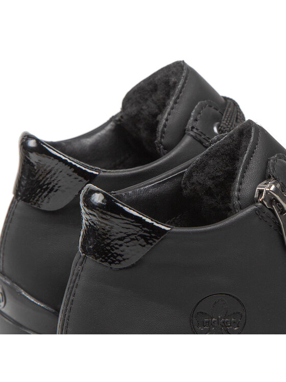 Rieker Rieker Schnürschuhe L1840-00 Schwarz