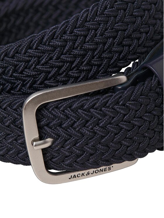 Jack & Jones Jack & Jones Pánský pásek Deblin 12244231 Tmavomodrá