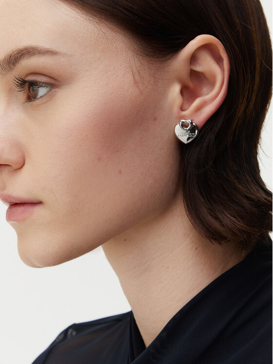 Női Fülbevaló Guess, Ezüst, JUBE05 218JW