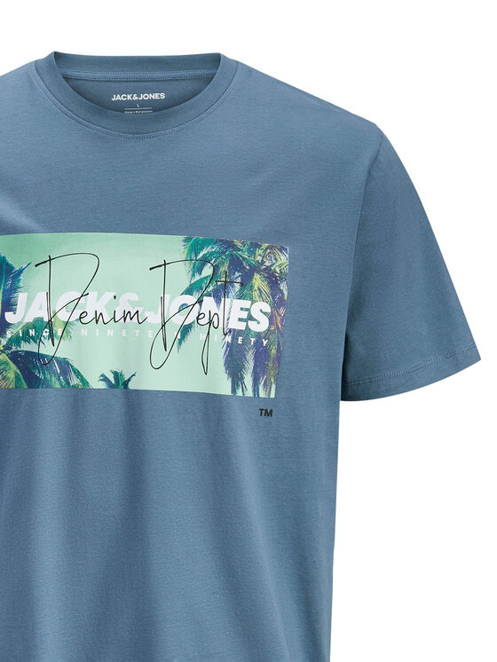 Jack & Jones Jack & Jones T-Shirt Indiana Tee 12288112 Granatowy Regular Fit