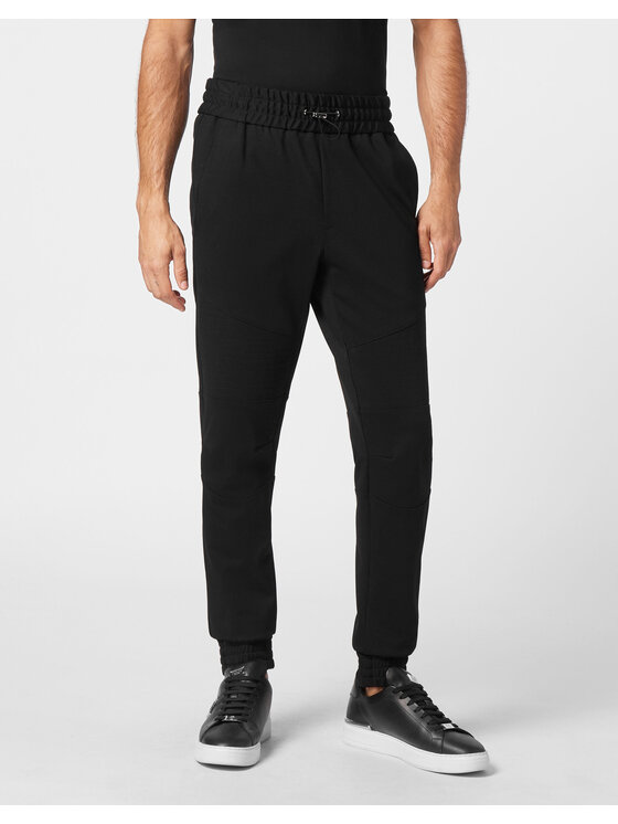 PHILIPP PLEIN PHILIPP PLEIN Jogger nohavice 9373 Čierna Jogger Fit